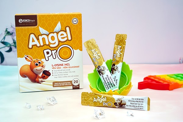 Angel Pro giúp trẻ ăn ngon tăng sức đề kháng cho cơ thể